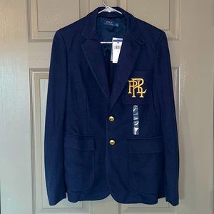NWT Polo Blazer with golden accents. Real pockets.
